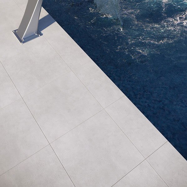 Banas White Tundra Porcelain Paver